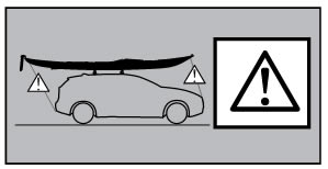 Kayak carrier bow and stern tie downs